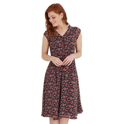 Multi coloured free flowing floral dress